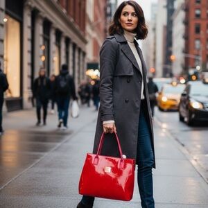 Authentic MCM Limited Edition Tote Bag Patent